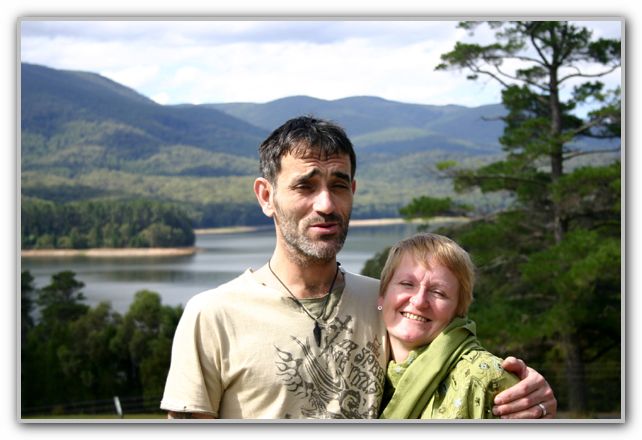 Stuart & Karen at Maroondah Dam Feb 2007 3